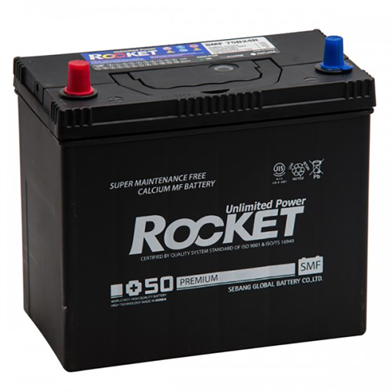 Аккумулятор Rocket 55Ач 520А 238x125x225 п п 75B24R