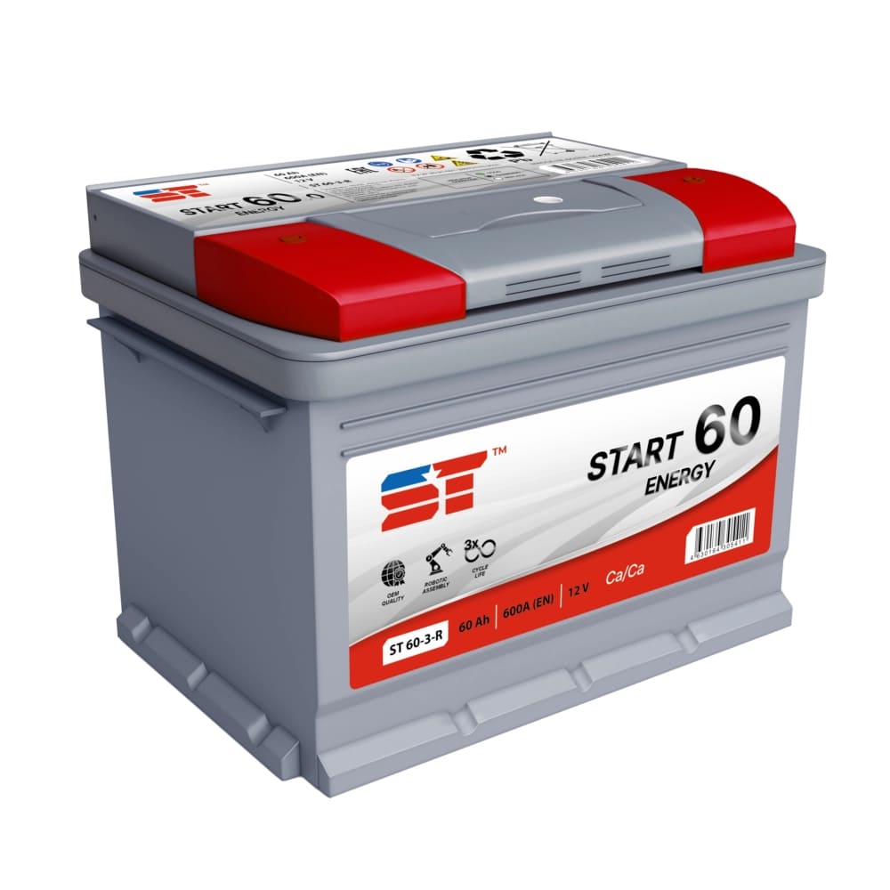 Аккумулятор Support Technology  60Ач 600A  242x175x190 o п ST603R
