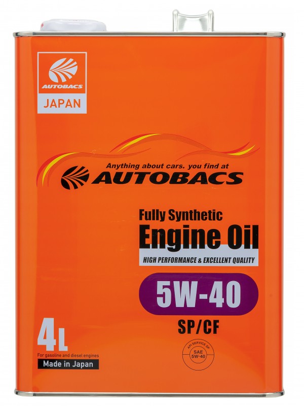 Масло моторное Autobacs 5W-40 SP CFGF-6A 4л A00032242