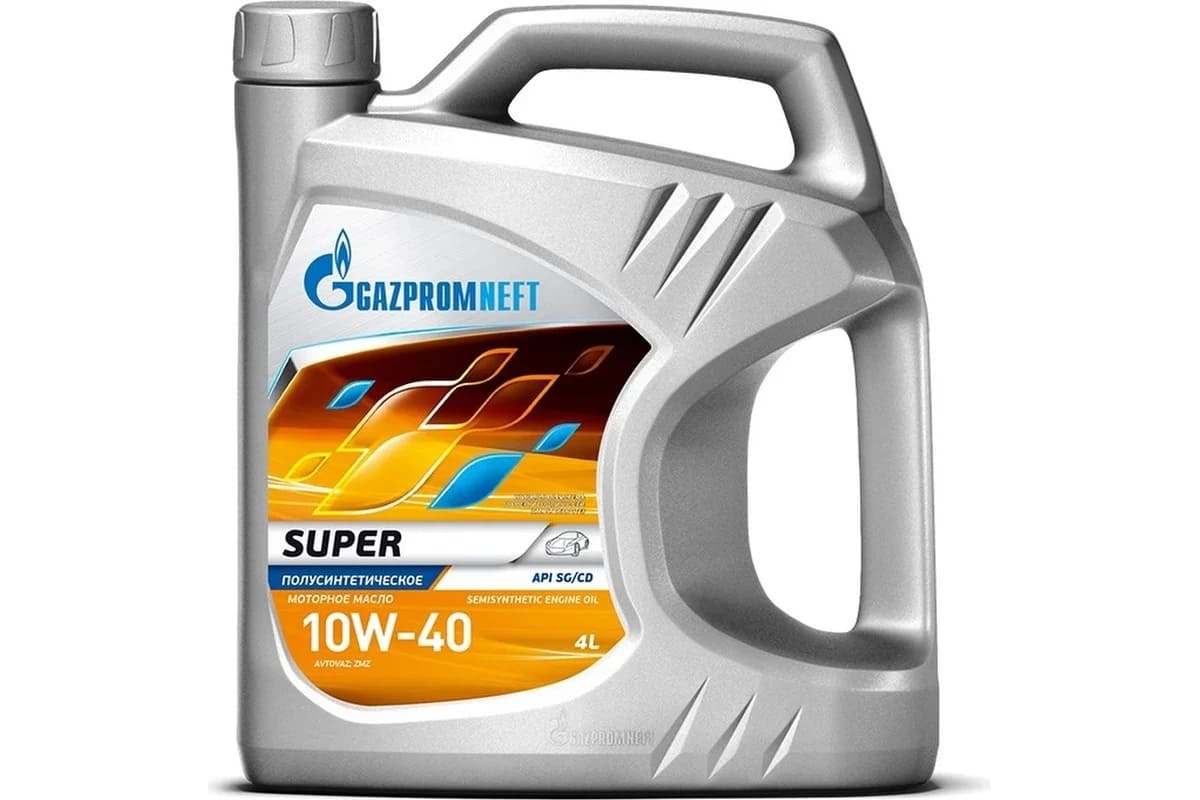 Масло моторное Gazpromneft Super 10W-40 SG/CD 4л 2389901318