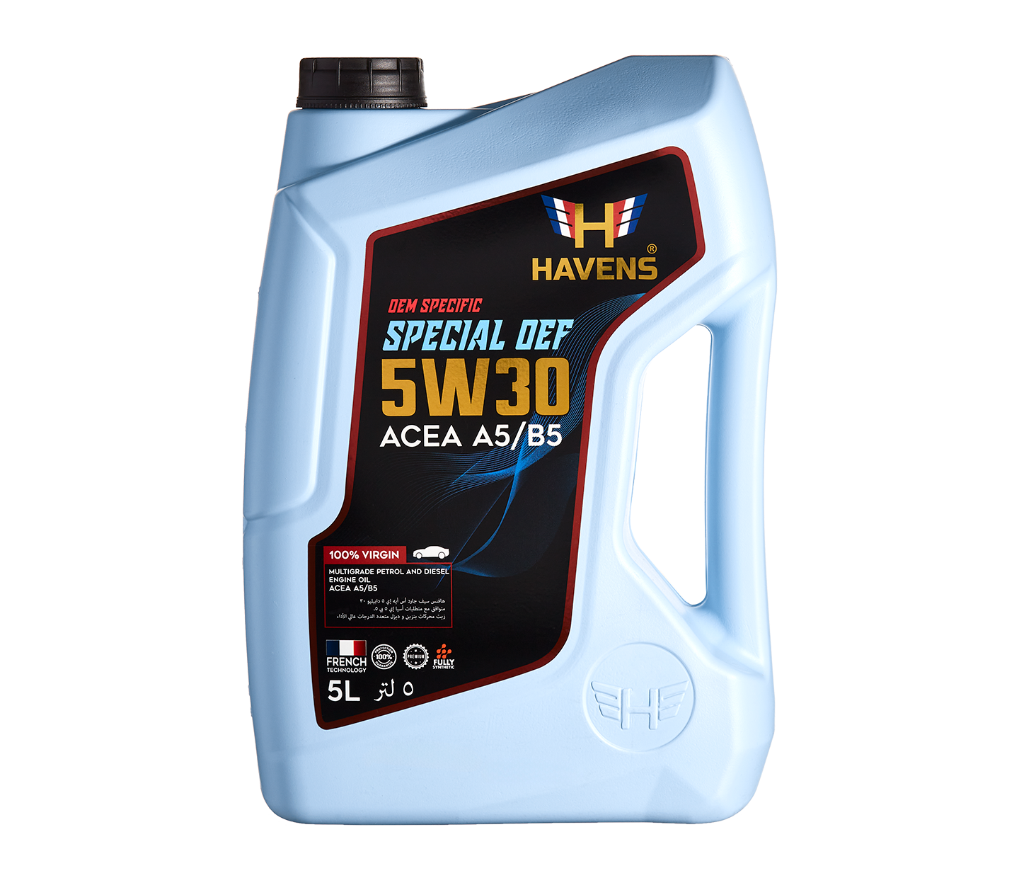 Масло моторное Havens Special OEF 5W30 A5/B5, API SN/CF 5л HSOEF5W30A5B55