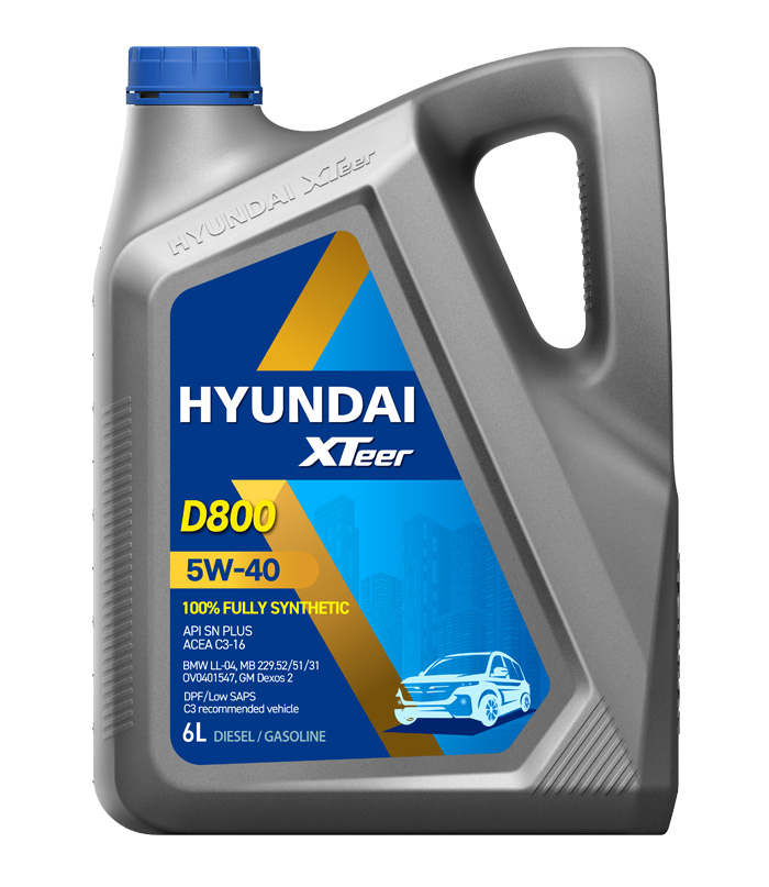 Масло моторное Hyundai Xteer D800 5W40 C3 6л 1061223