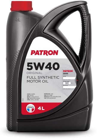 Масло моторное Patron 5W-40 4л 5W404LORIGINAL