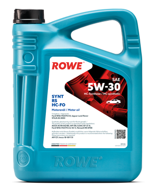 Масло моторное Rowe Higtec Synt RS HC-FO 5W-30 5л (A1/B1,A5/B5,SN,Ilsac GF3/4) 258459H