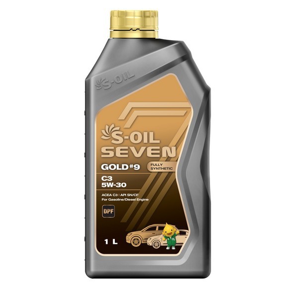 Масло моторное S-OIL Seven Gold 9 5W-30 A5/B5 CF/SL 1л E107770