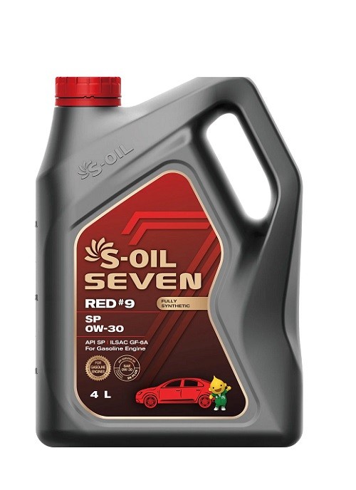 Масло моторное S-OIL Seven Red 9 0W-30 SP 4л E108284