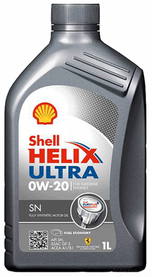 Масло моторное Shell Helix Ultra 0W-20  1л 550040603