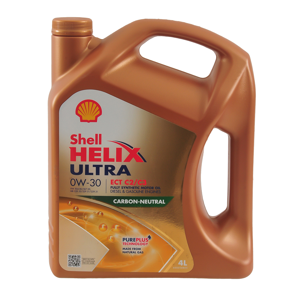 Масло моторное Shell Helix Ultra ECT Pure Plus 4л 550046375