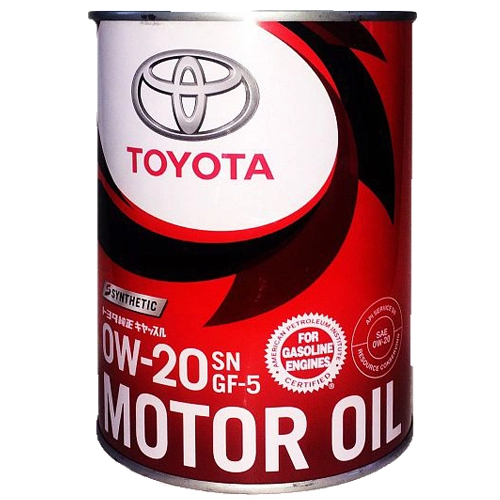 Масло моторное TOYOTA 0W20 API SN GF-5 1л. 0888010506