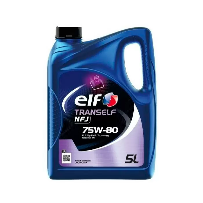 Масло трансмиссионное Elf Tranself NFJ 75W80 GL4  5л 213874